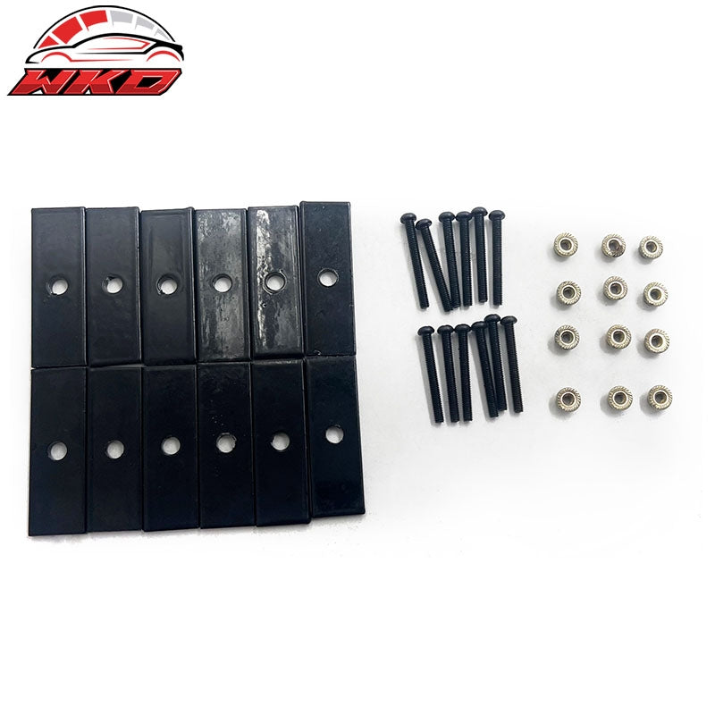 Fits 05 Dodge Dakota Vertical Style Front Upper Billet Grille Insert Chrome 4PCS