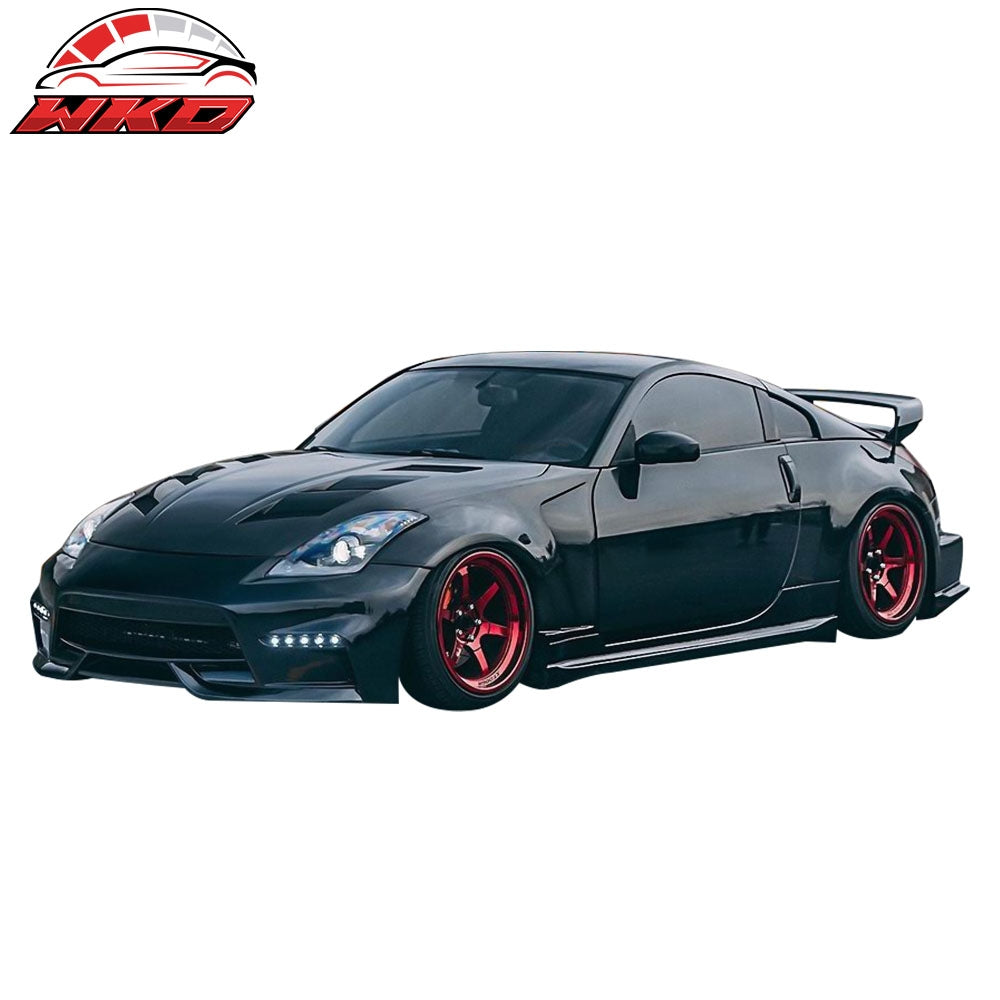 Fits 03-08 Nissan 350z to 370z Conversion NIS Style Front Bumper Cover PP