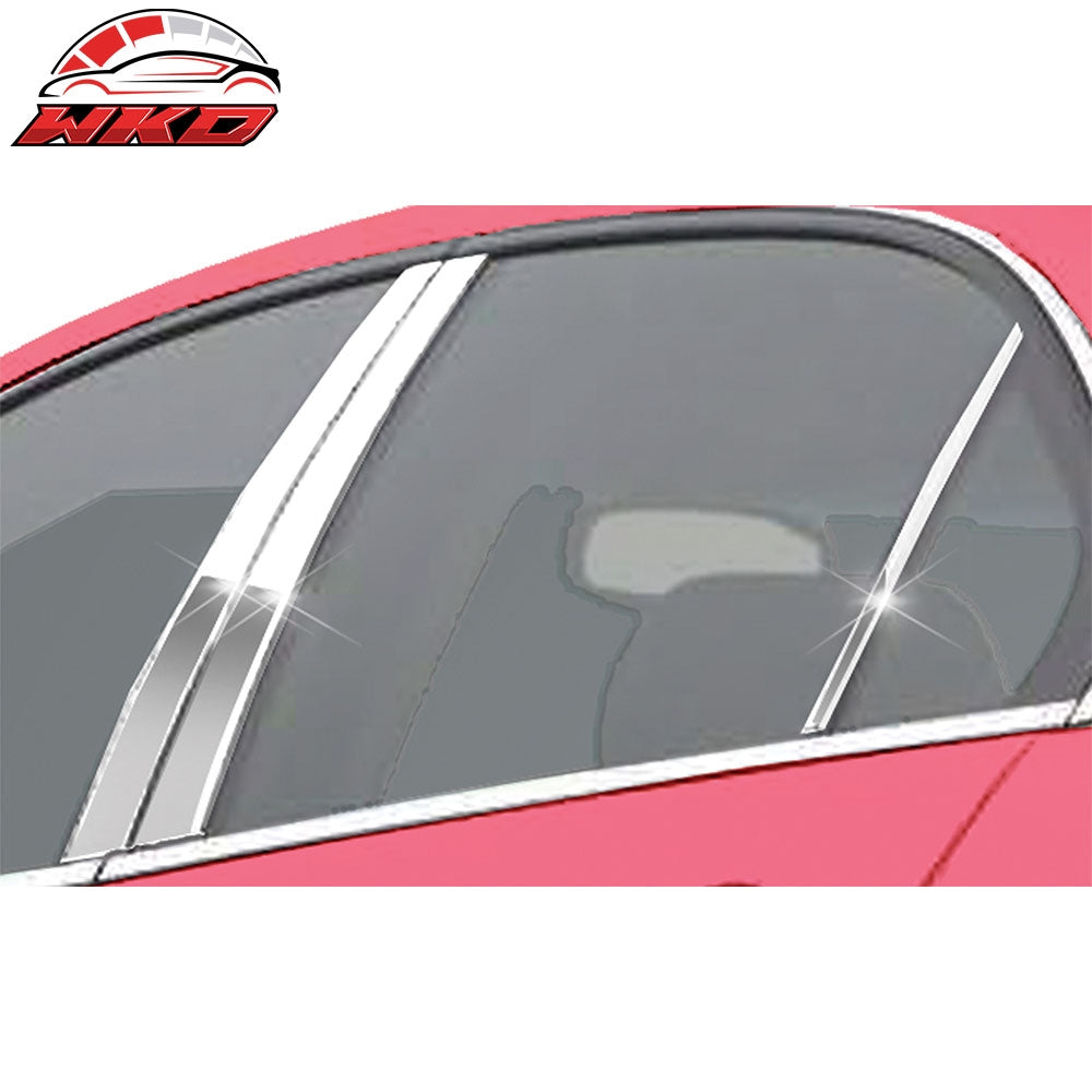 Wholesale 05-12 Acura RL 6PCS Door Window Pillar Post Mirror Finish Stainless Steel