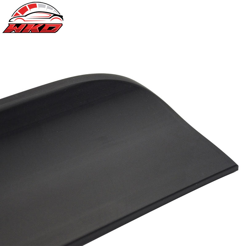Fits 09-14 Acura TSX 4DR Unpainted Black PU Flexible Rear Roof Spoiler