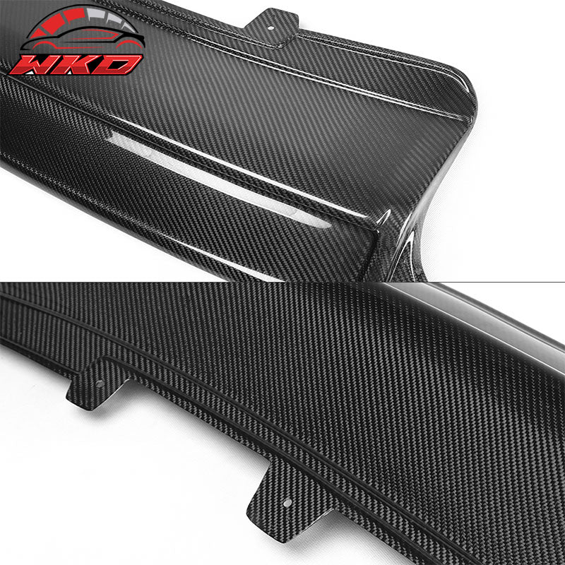 Wholesale 09-12 Audi A4 B8 Sedan S4 Style Matte Carbon Fiber Rear Bumper Lip Diffuser - Wikond Auto
