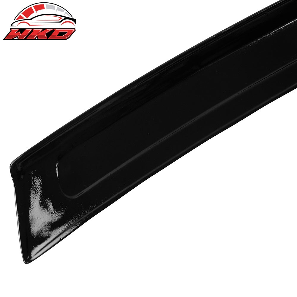 Fits 02-05 Audi A4 B6 Sedan ABT Style Rear Trunk Spoiler Lip Painted #LY9B Black