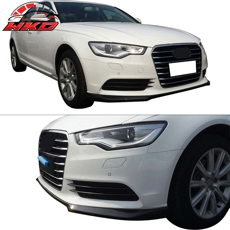 Wholesale 12-15 Audi A6 C7 4DR Facelift JC Style Front Bumper Lip Matte Carbon Fiber - Wikond Auto
