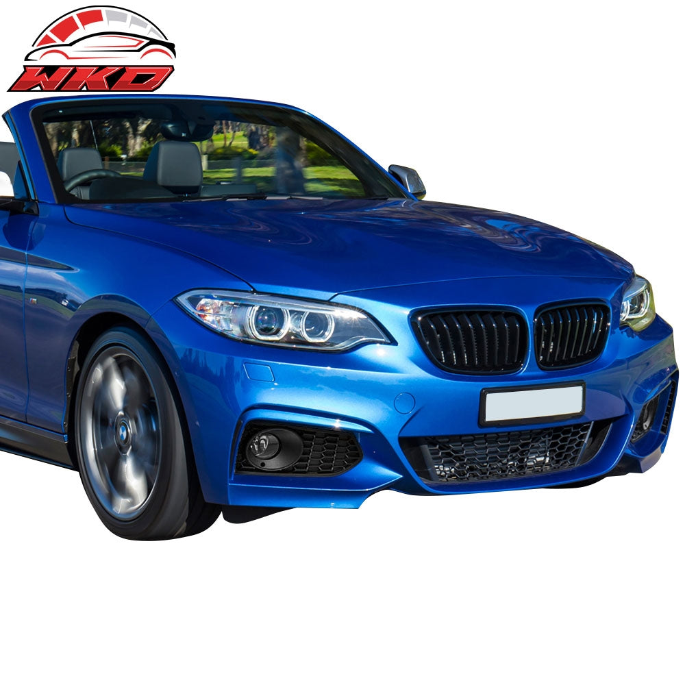 Fits 14-21 BMW F22 F23 2-Series M Sport Style Front Bumper Cover Conversion PP