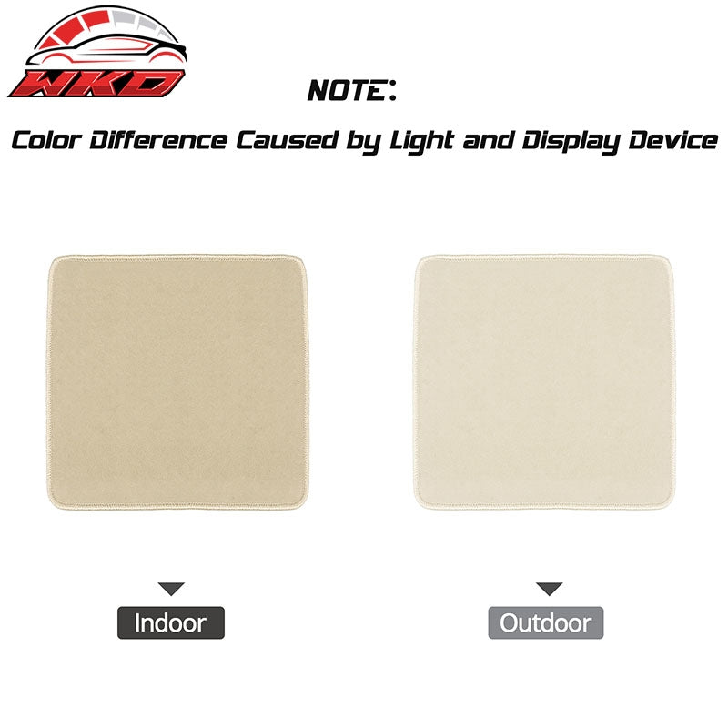 98-06 E46 3-Series Floor Mats Front Rear Nylon Beige Carpets 4PCS FOR: (BMW)