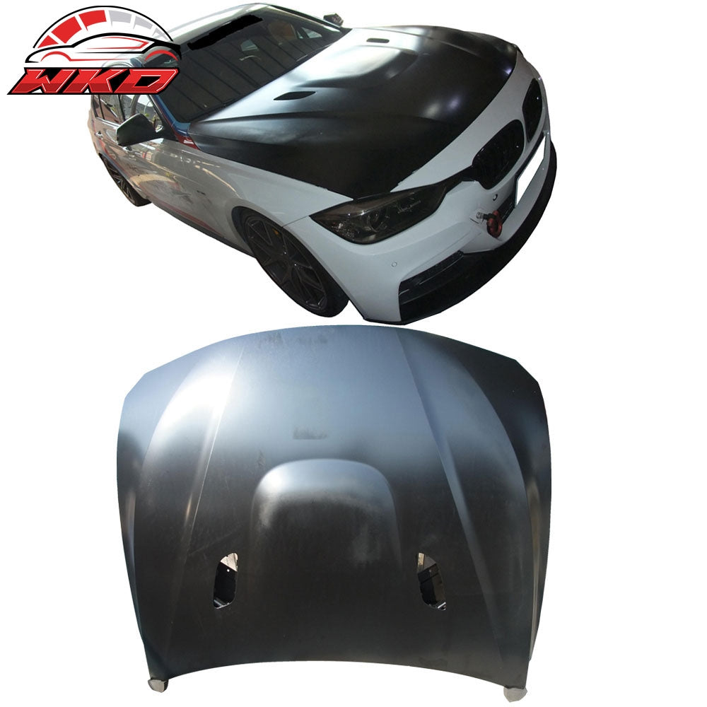 Fits 12-20 BMW F30 F31 F32 F33 F36 M3 Type Front Hood Bonnet Vent Air Duct-Steel