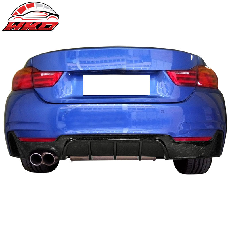 Fits 14-20 BMW 428i 430i Performance Forged Carbon Fiber Rear Lip