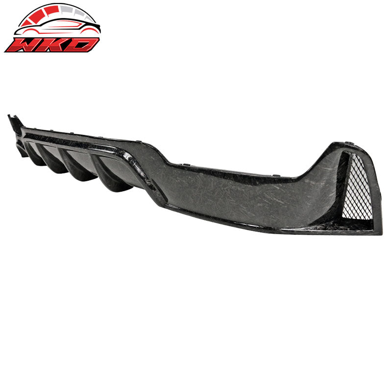 Fit 14-20 BMW 4 Series 428i 430i P Style Rear Diffuser Forged Matte Carbon Fiber