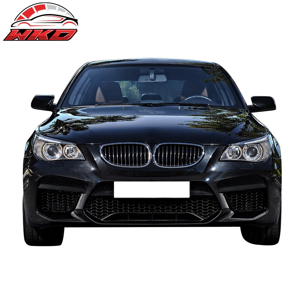 Fits 04-10 BMW E60 5 Series Sedan M5 Style Front Bumper Cover Replacement - PP