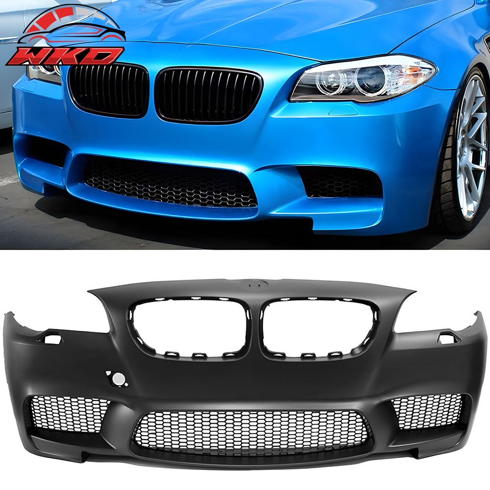 Fits 11-16 5 Series F10 4Dr M5 Style Front Bumper Cover - PP Polypropylene