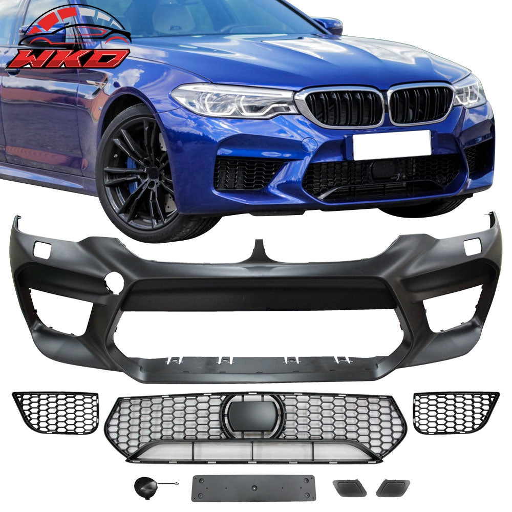 Fits 17-20 BMW G30 5 Series Sedan M5 Style Front Bumper Cover Conversion - PP