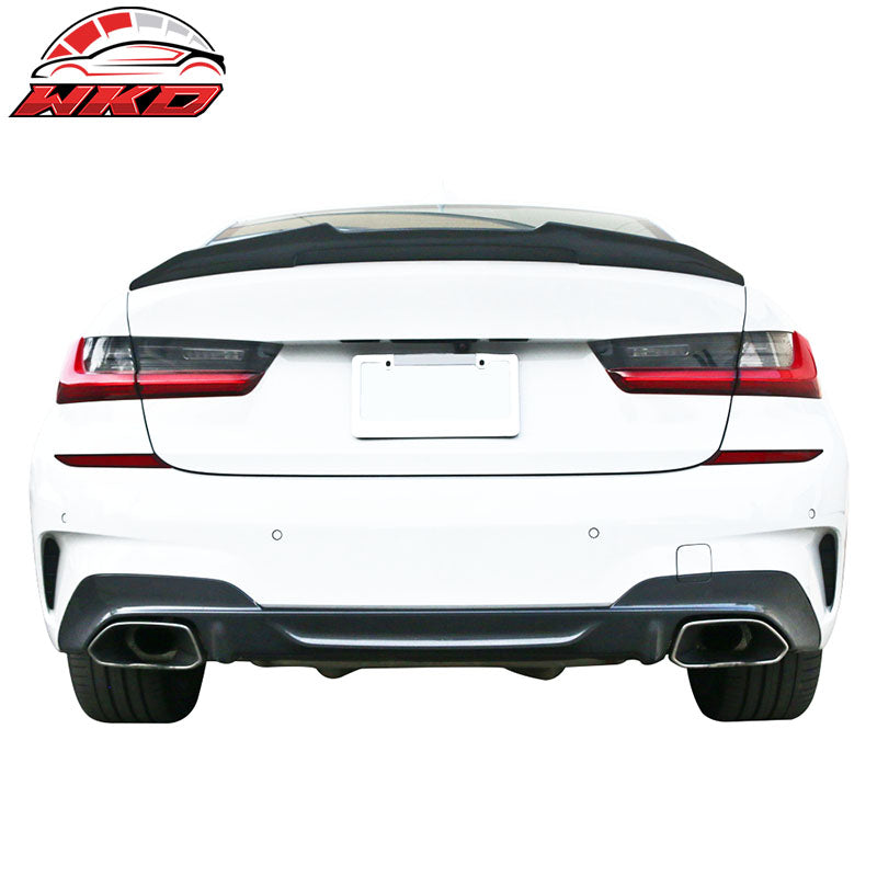 Fits 19-26 BMW G20 G80 3 Series Sedan PSM Style Duckbill Trunk Spoiler Unpainted