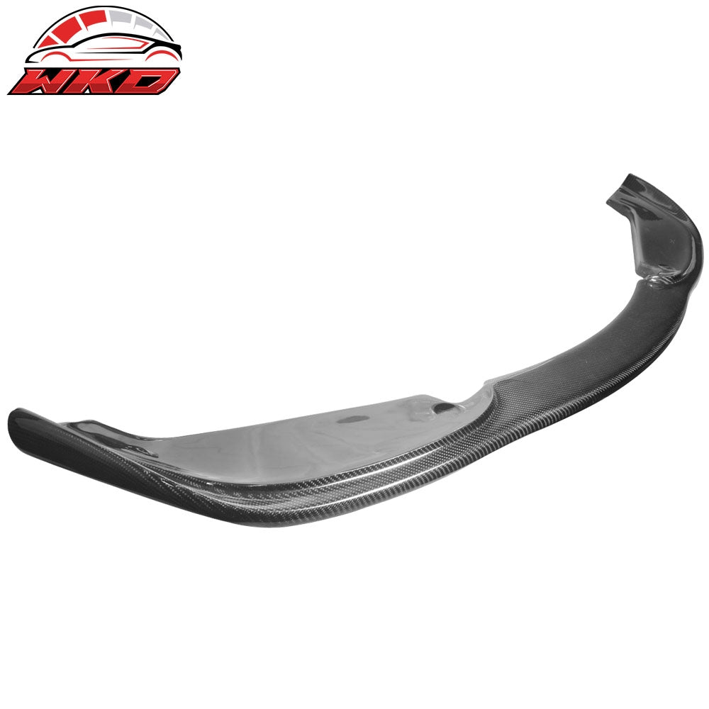 99-04 BMW E46 325 328 4Door MT Carbon Fiber H Style Add-On Front Bumper Lip Spoiler