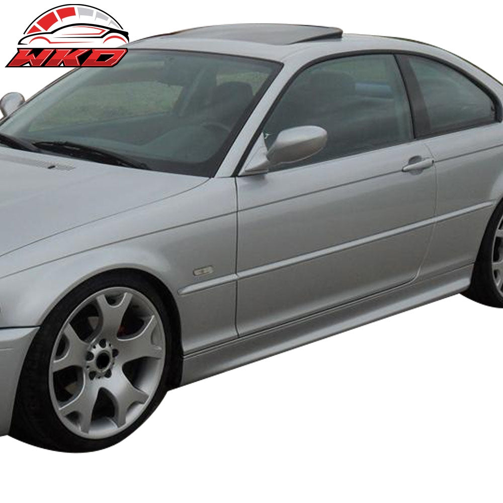 Fits 00-06 E46 3 Series 2Dr MT M Sport PP Underboard Side Skirts Replacement