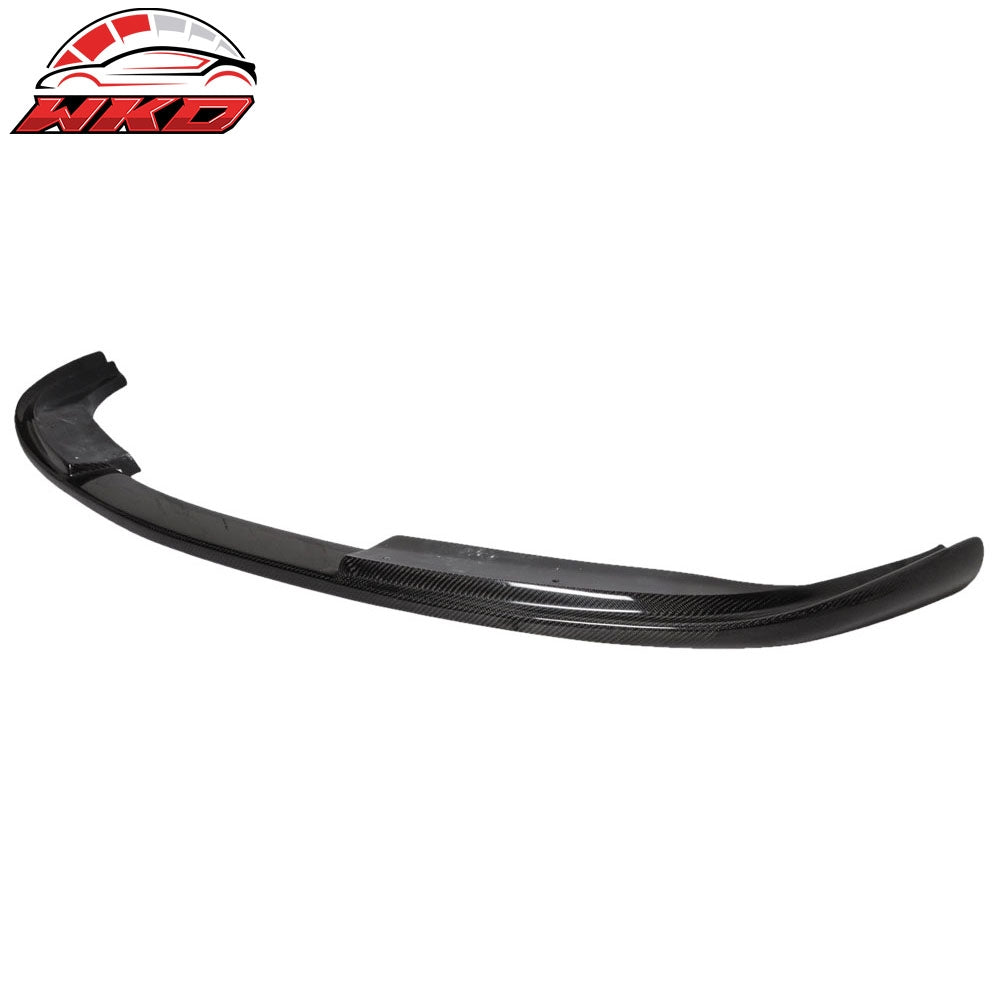 Fits 08-10 BMW E60 LCI H Style Front Bumper Lip - Matte Carbon Fiber MCF