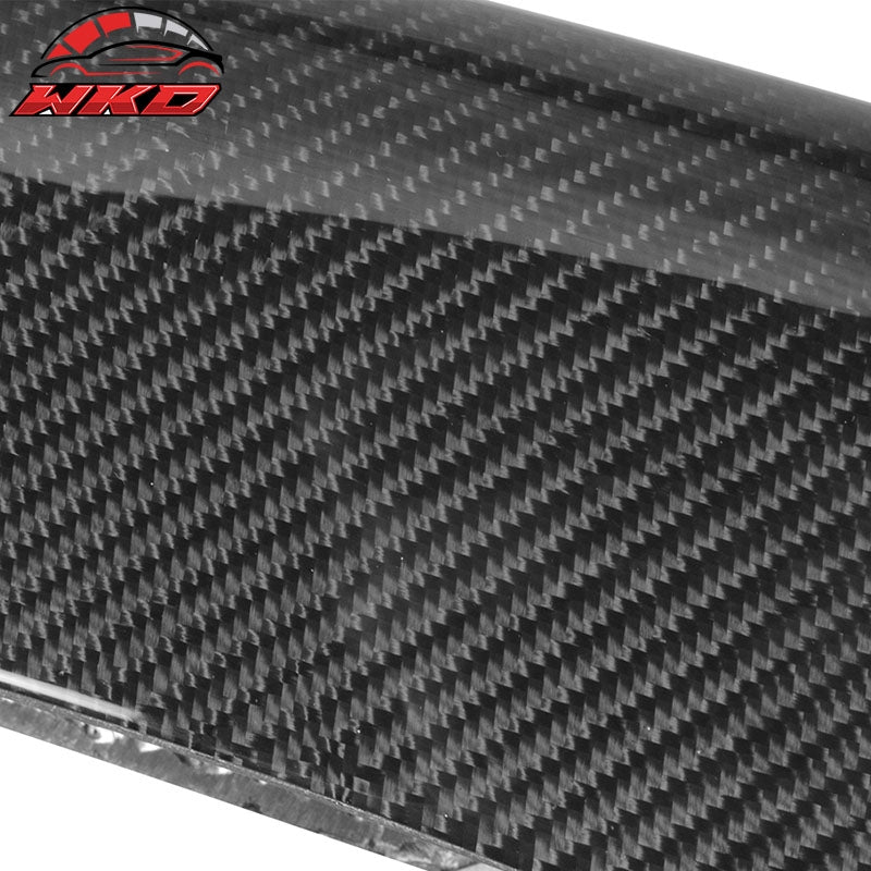 Fits 06-10 BMW E63 E64 M6 A Front Bumper Lip Matte Carbon Fiber