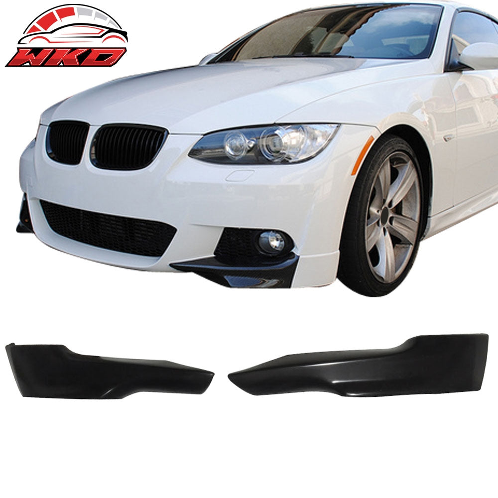 Fits 07-10 BMW E92 3 Series Coupe Front Bumper Lip Splitter 2PCS