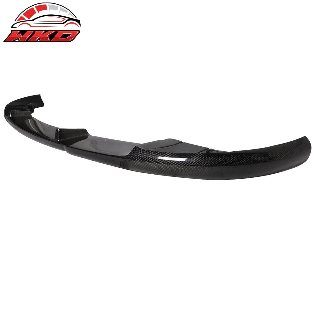 Fits 11-12 BMW F10 5 Series H Style Front Bumper Lip Spoiler Matte Carbon Fiber