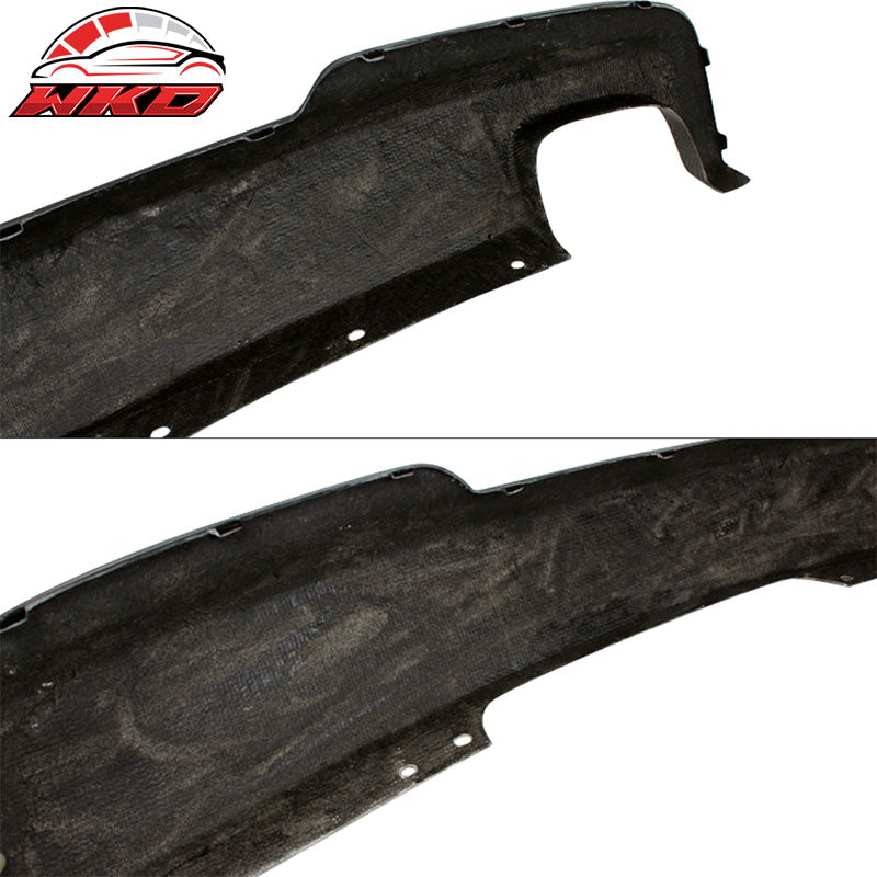 Fits 11-16 BMW 5 Series F10 OE Style Rear Bumper Lip Diffuser Matte Carbon Fiber