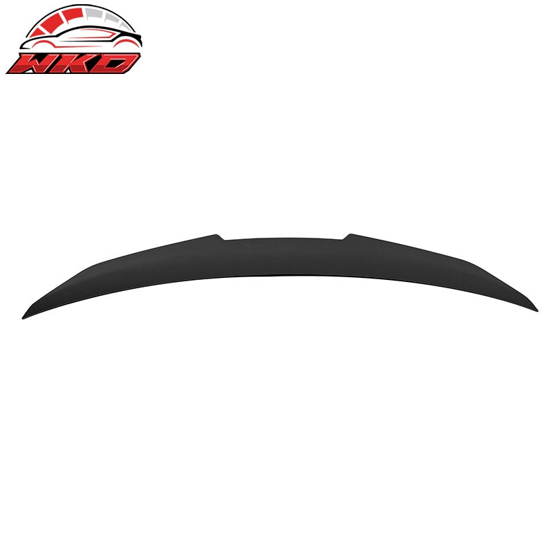 Fits 14-21 BMW F22 2-Series F87 M2 Coupe PSM Style Trunk Spoiler Lip Matte Black