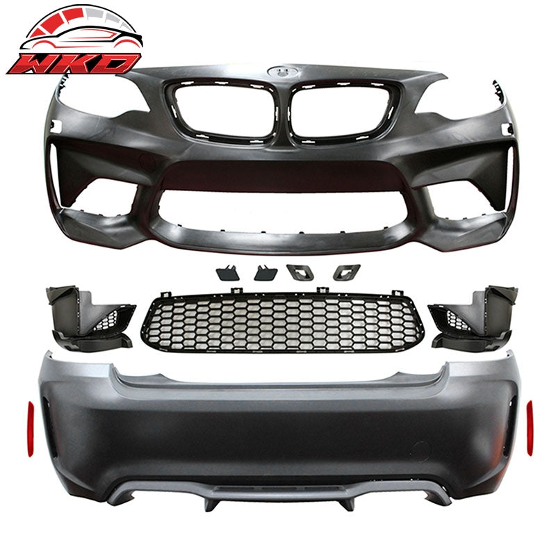 Wholesale 14-21 BMW F22 F23 2 Series M2 Style Front Rear Bumper Cover Replacement PP - Wikond Auto