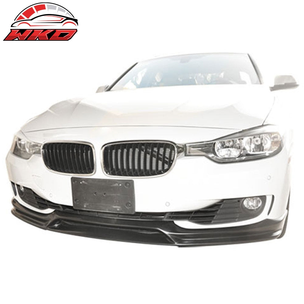 Fits 12-15 BMW F30 3-Series 3D Style PU Front Bumper Lip
