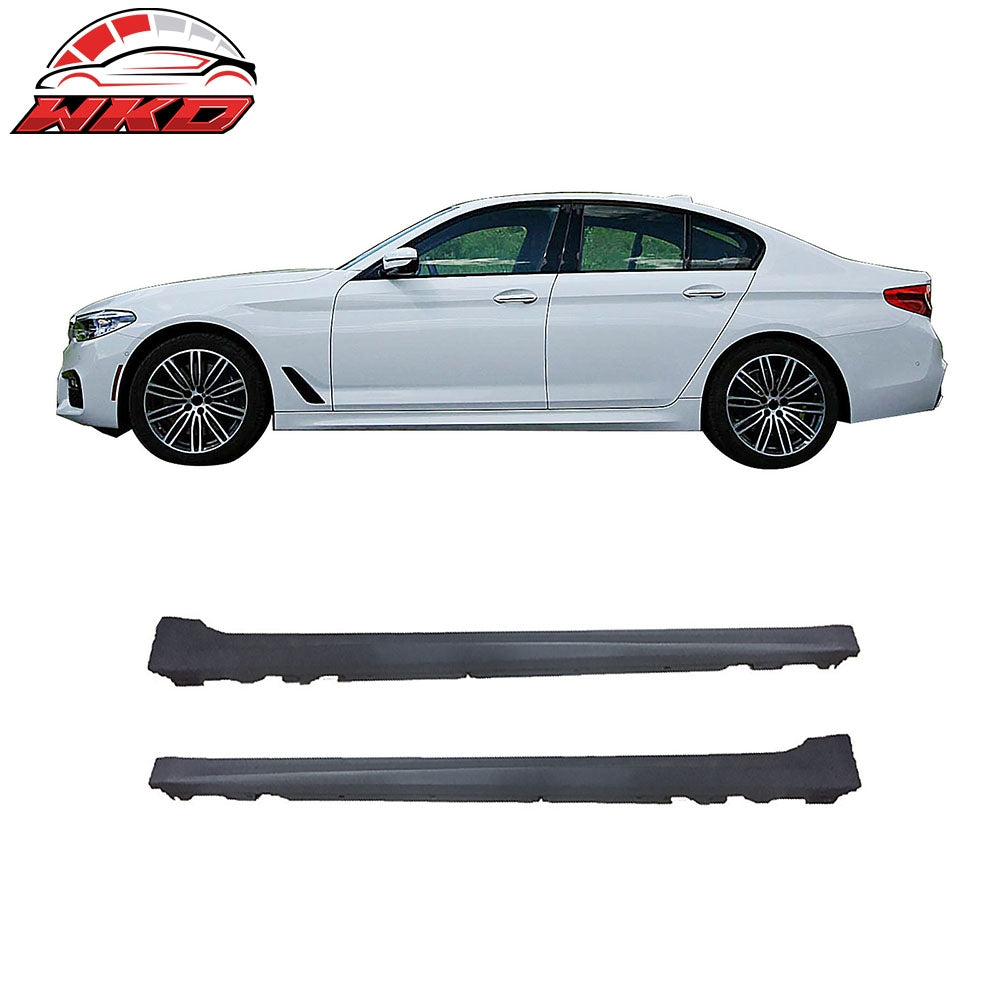 Fits 17-23 BMW G30 5 Series M5 F90 Sedan 4DR Side Skirts Extension Rocker Panels
