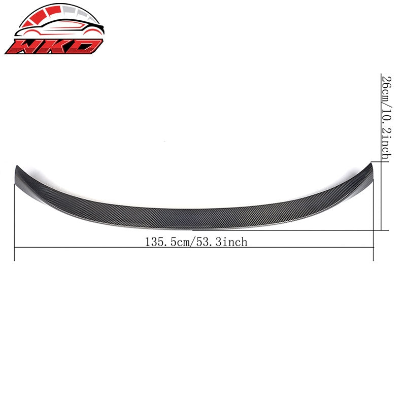 Fits 15-19 BMW X6 F16 Carbon Fiber Rear Trunk Lid Spoiler Wing Performance Style