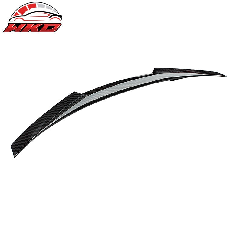 Fit 14-20 BMW F83 M4 F33 4-Series M4 Style Rear Trunk Spoiler Matte Carbon Fiber