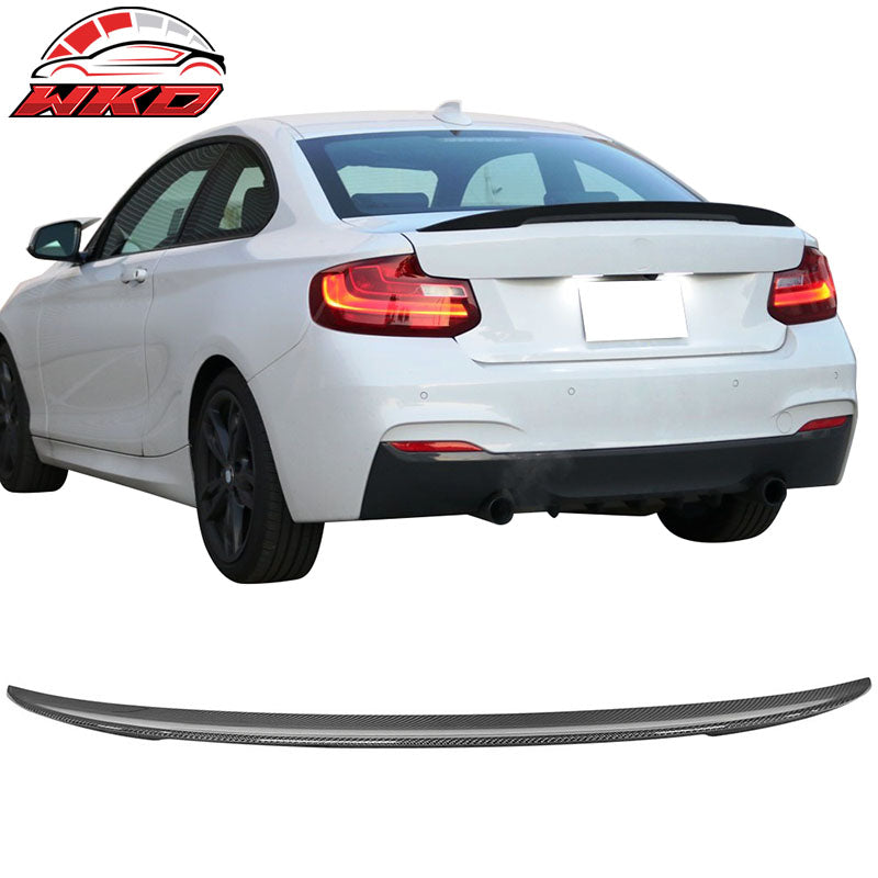 Fits 07-13 BMW 3 Series E92 Performance Style Trunk Spoiler Matte Carbon Fiber