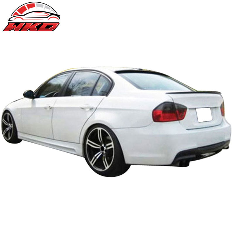 Fits 06-11 BMW E90 3-Series Performance2 Style Trunk Spoiler Matte Carbon Fiber