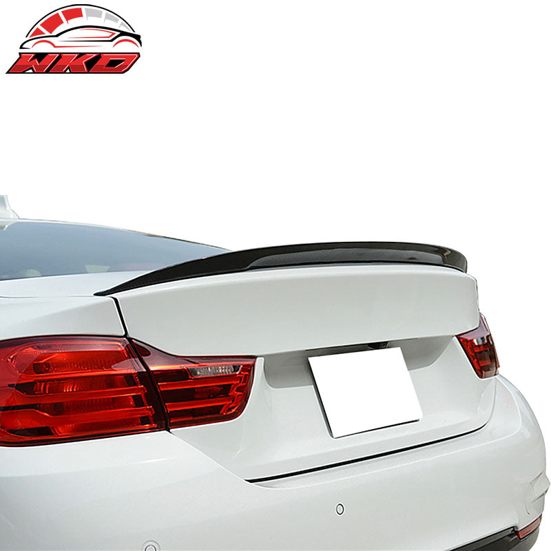 Fits 14-20 F33 F83 M4 2-Door Performance Trunk Spoiler Wing - Matte Carbon Fiber