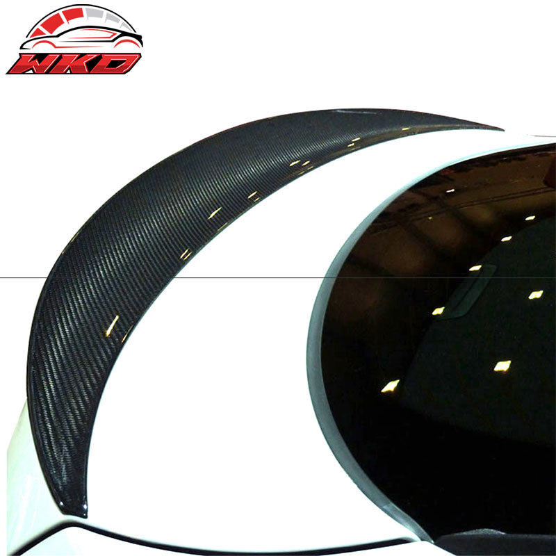 Fits 08-14 BMW X6 E71 P Style Rear Trunk Spoiler Wing Lip Matte Carbon Fiber
