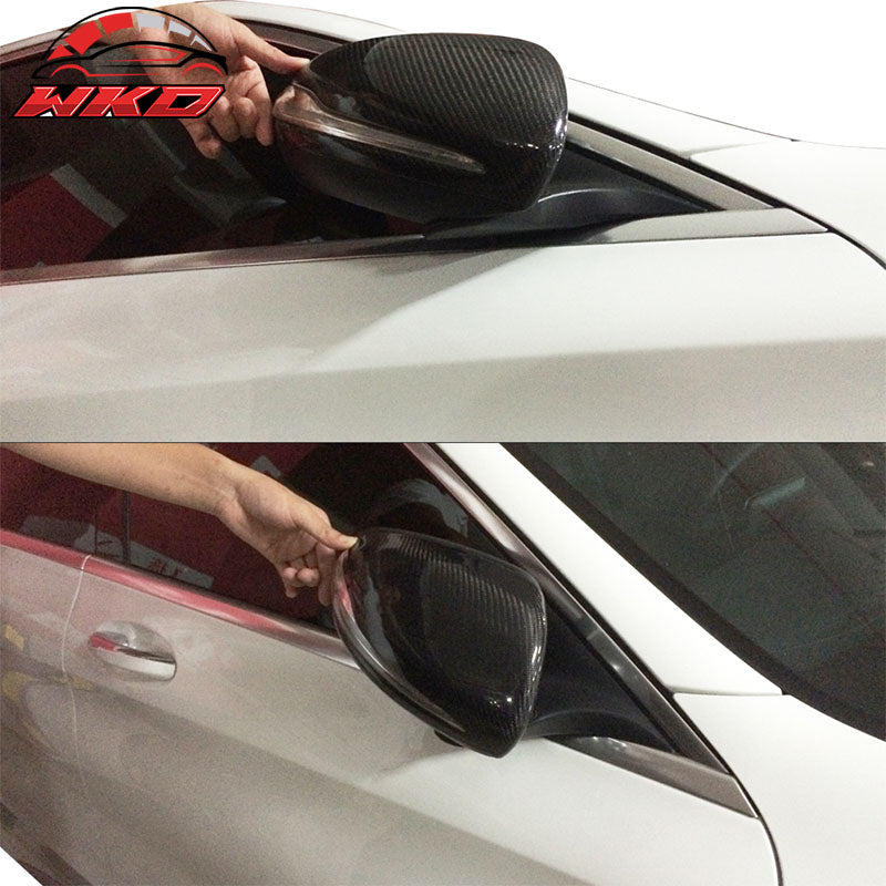 Fits 15-18 Mercedes-Benz W205 C class W222 S Class Sedan Mirror Cover CF