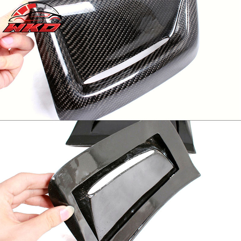 Fits 12-14 Benz W204 C63 AMG Style 2PCS Side Air Vent Cover Matte Carbon Fiber