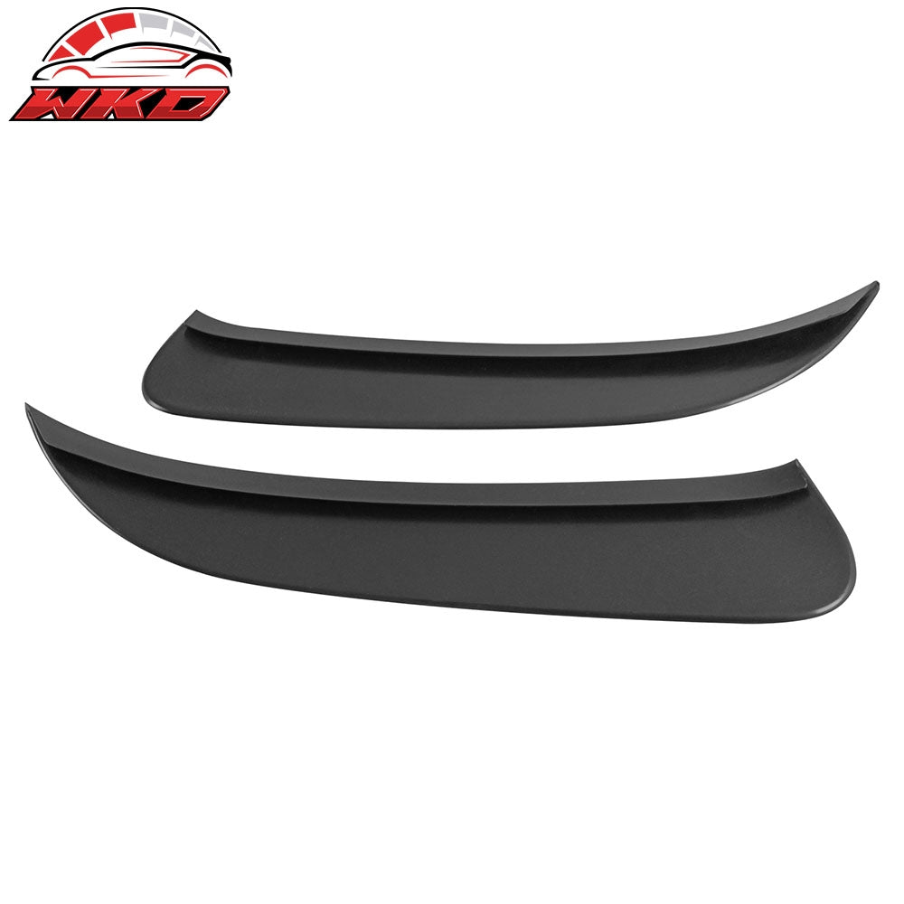 Fits 14-19 Benz W117 C117 CLA-Class Rear Bumper Side Vent Canards ABS Unpainted