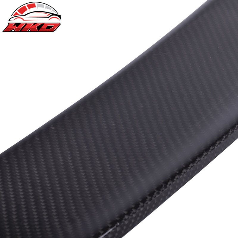 For 07-13 Benz W221 S-Class AMG Style Rear Trunk Spoiler Wing Matte Carbon Fiber