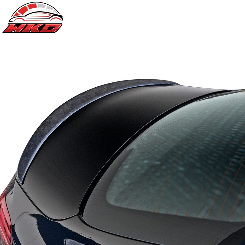 Fits 15-21 Benz W205 C Class AMG Style Trunk Spoiler Matte Forged Carbon Fiber