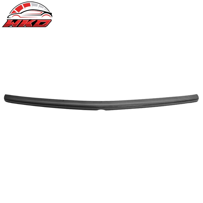 Fits 10-16 Benz W212 Sedan E-Class Trunk Spoiler Wing - Matte Carbon Fiber