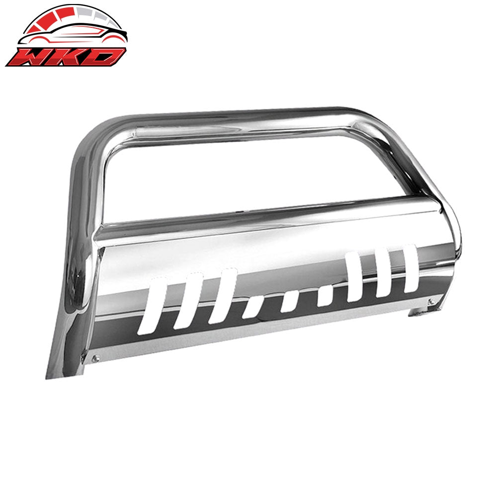 Fits 07-10 Chevy Silverado 2500HD 3500HD 3" Bull Bar Front Bumper Push Grille