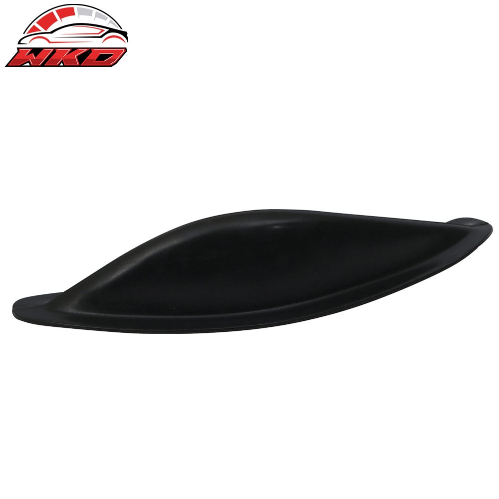 Universal WRC Style Canards Front Bumper Lip Splitter Spats 2 Piece Set PU