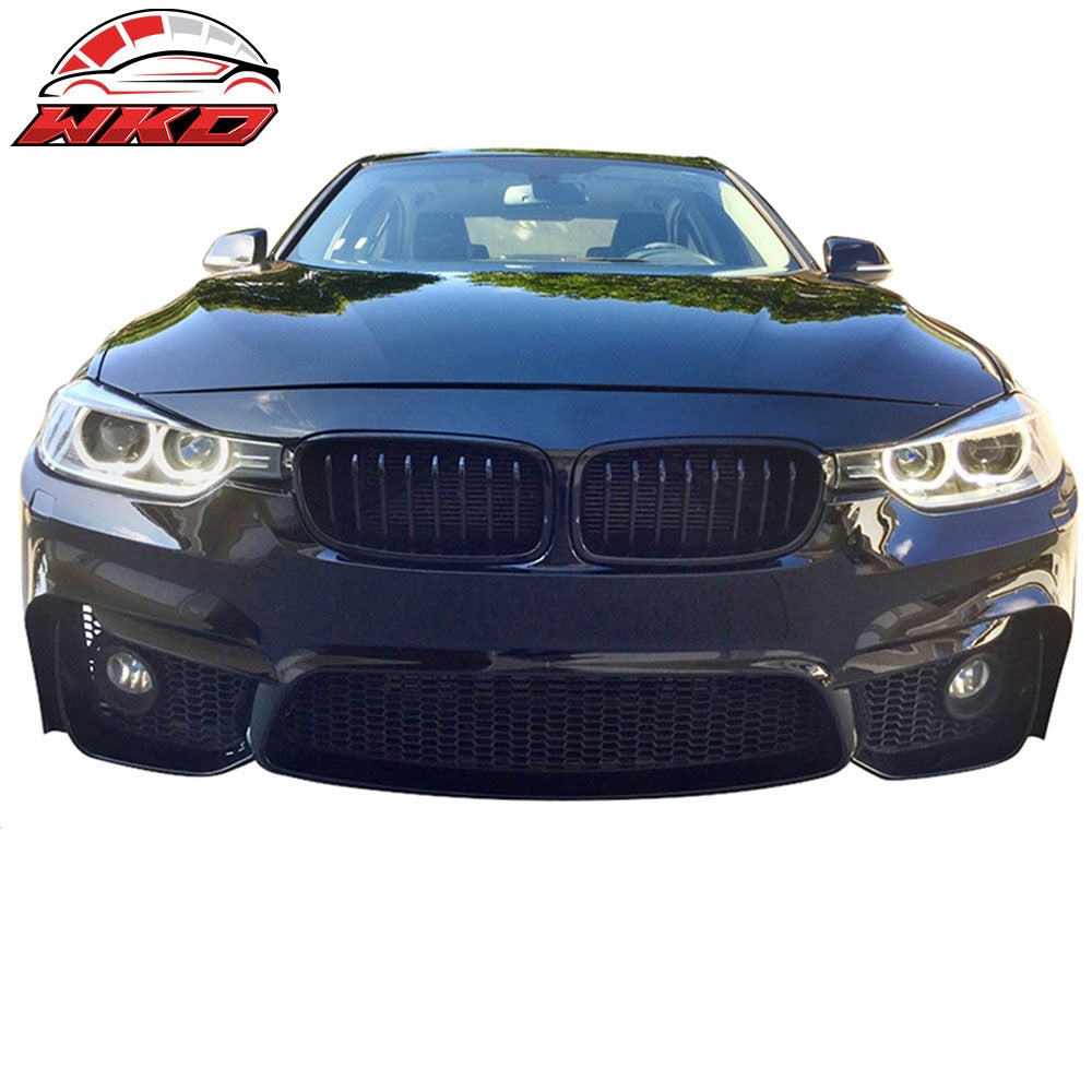 Fits 14-20 BMW F32 F33 4 Series M4 Style Front Bumper Conversion With Fog Cover