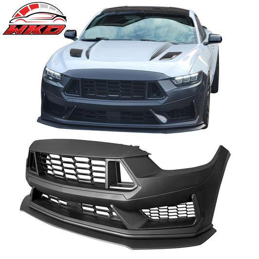 Wholesale 15-17 Ford Mustang 24+ Dark Horse HP Style Front Bumper Conversion W/ Grille