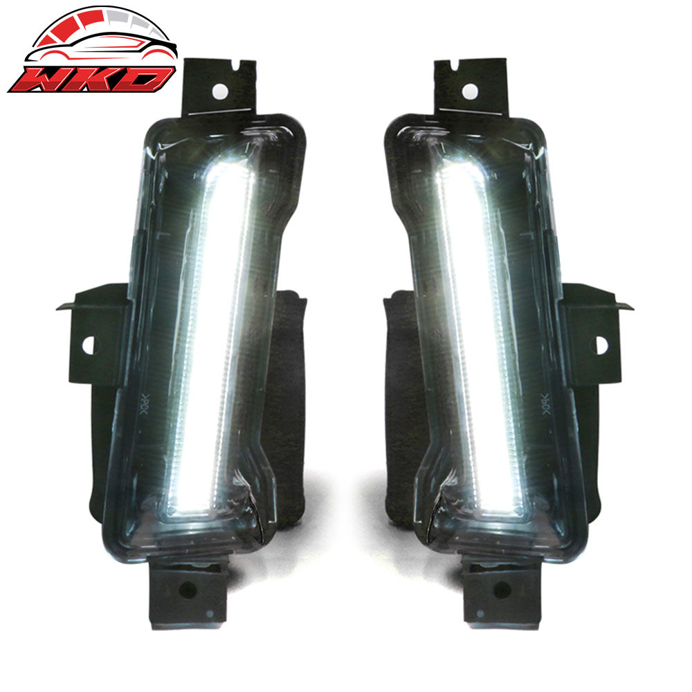 Fits 14-15 Chevy Camaro 1LE Style PP Front Bumper Conversion w/ Clear Fog Lights