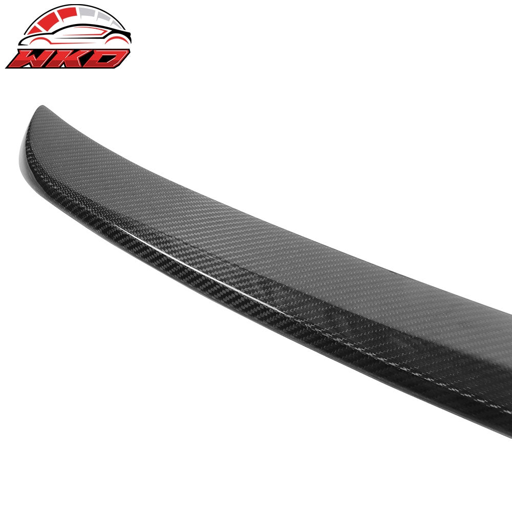 Fits 20-25 Cadillac CT5 OE Style Rear Trunk Spoiler Wing Lip Real Carbon Fiber