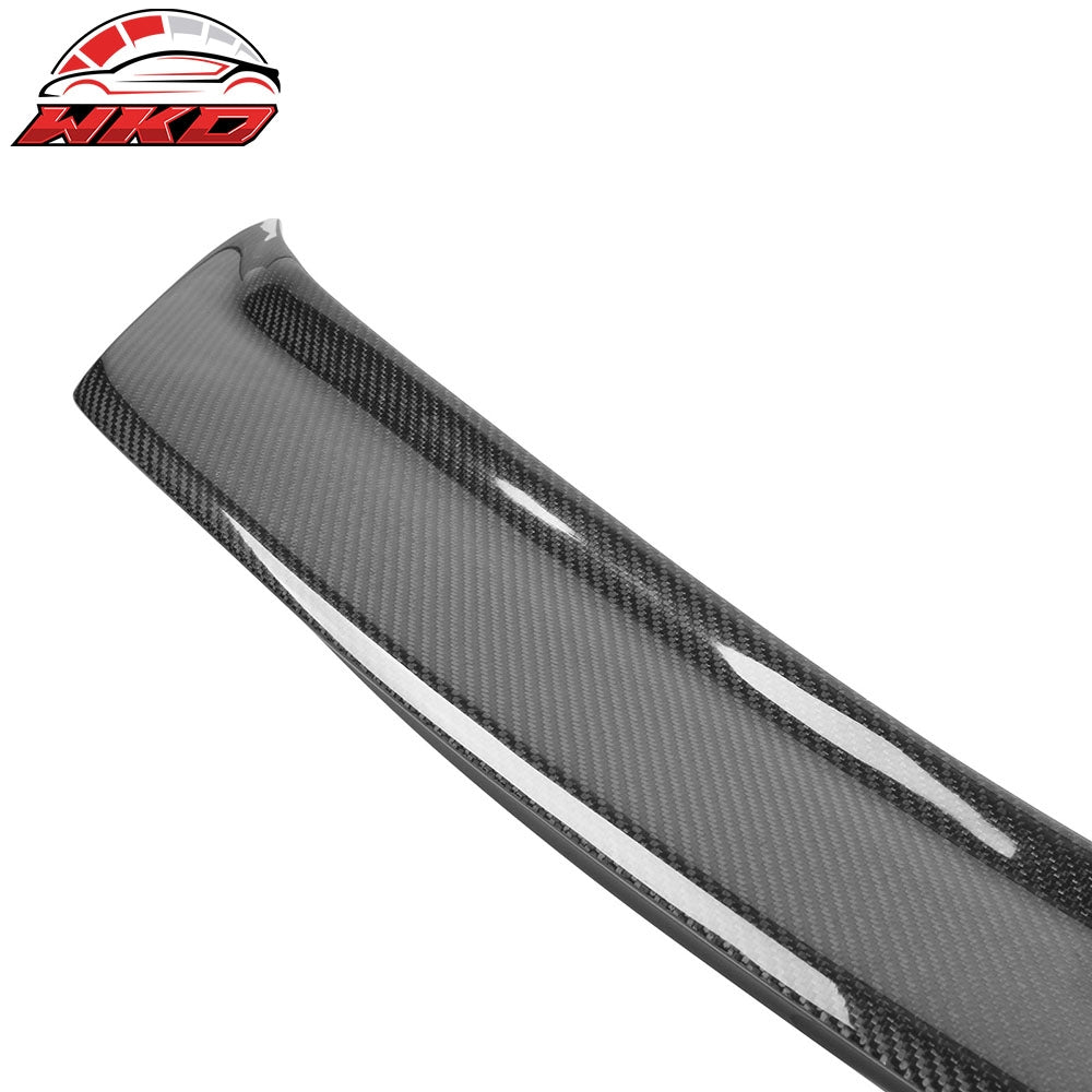 Fits 20-25 Cadillac CT5 V Style Rear Trunk Spoiler Wing Lip Carbon Fiber CF