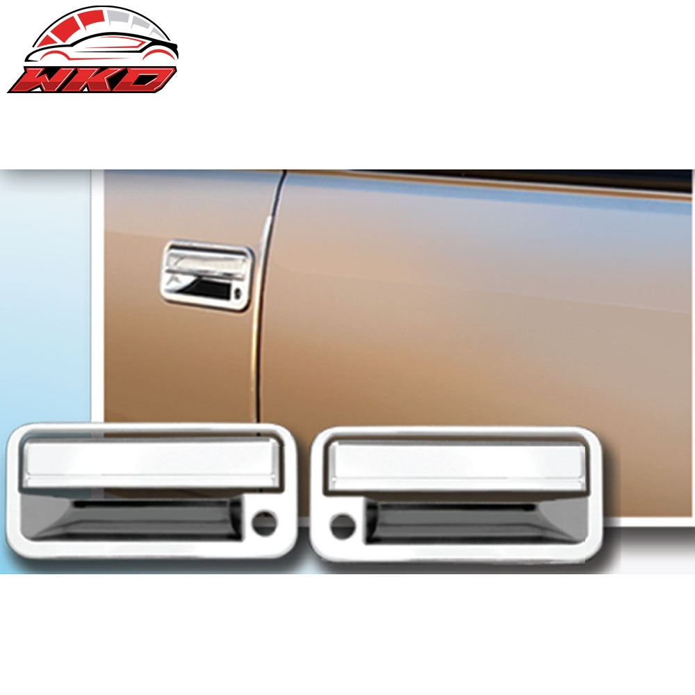 Fits 95-99 Chevy Suburban/Tahoe & GMC Yukon 8PCS Door Handle Cover W/2-Keyhole