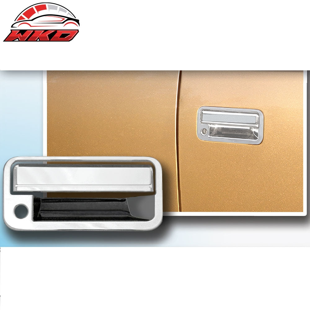 For 99-01 Cadillac Escalade SUV Chrome ABS Rear Door Tail Gate Handle Cover Trim