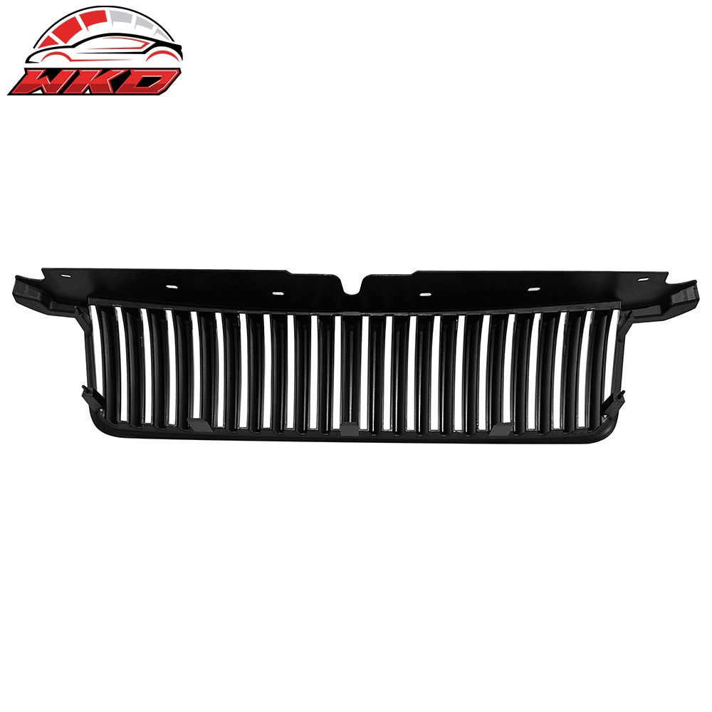Fits 06-10 Ford Explorer XLS Vertical Bar Style Front Bumper Grille Gloss Black