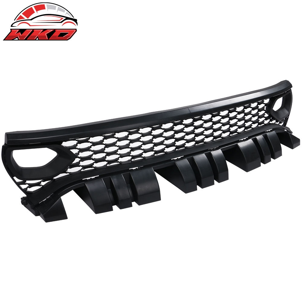 Fits 15-23 Dodge Charger SRT Scat Pack Daytona Upper Grille w/ Bezels Dual Inlet